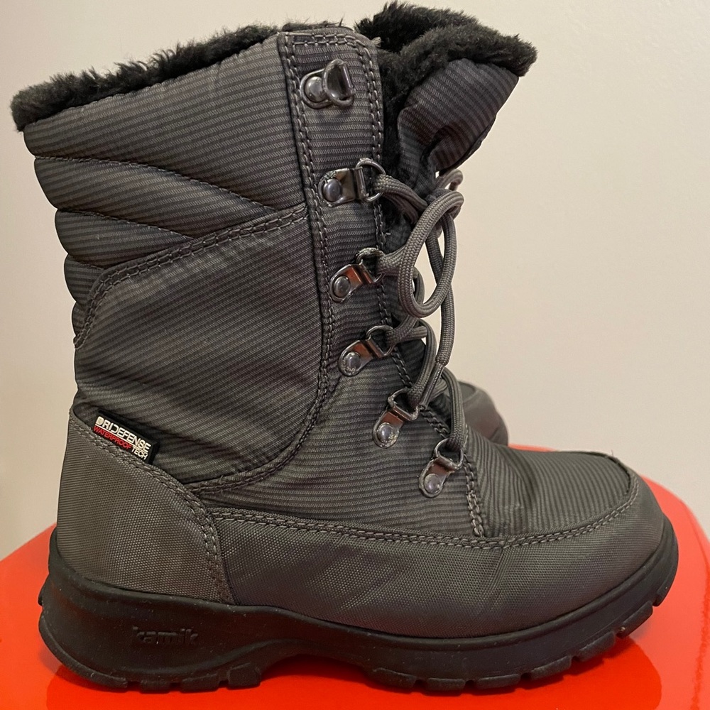 Kamik Bronx waterproof snow boots fleece, zipper 6